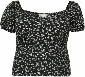 Guido Maria Kretschmer Curvy Top 'Georgia'  čierna / biela