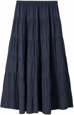 Bershka Sukňa  námornícka modrá