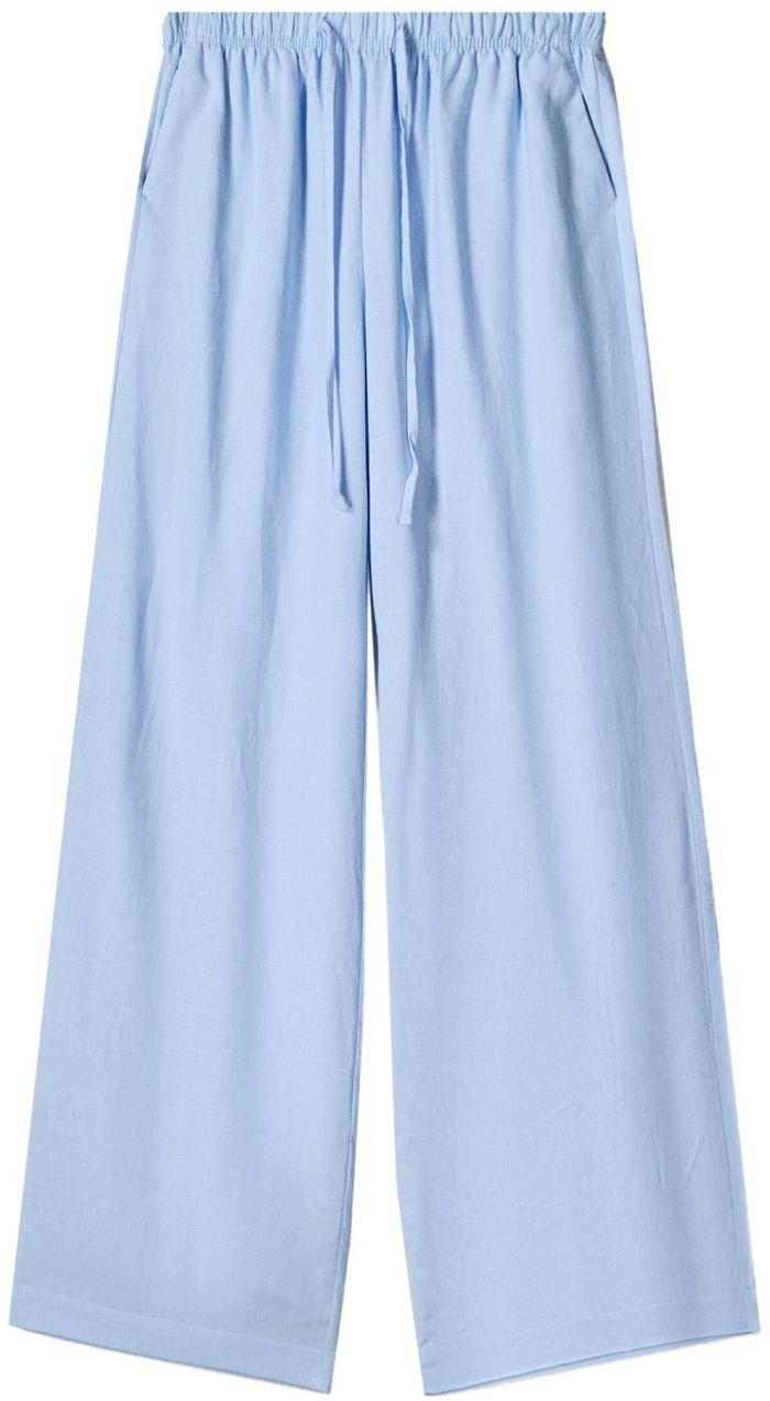 Bershka Nohavice  svetlomodrá