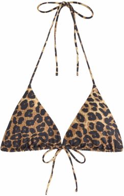 Lindex Bikinový top 'Elle'  béžová / kapučíno / čierna
