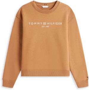 TOMMY HILFIGER Mikina  karamelová / biela