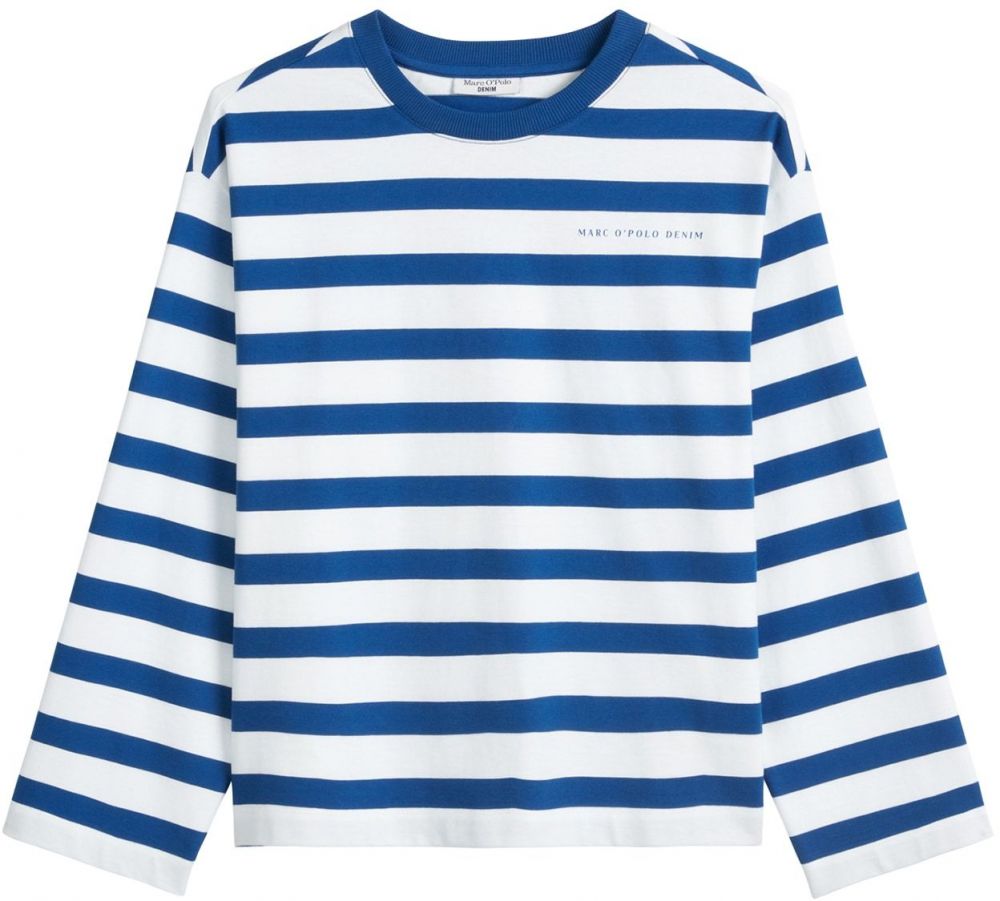 Marc O'Polo DENIM Tričko  modrá / biela