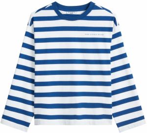 Marc O'Polo DENIM Tričko  modrá / biela