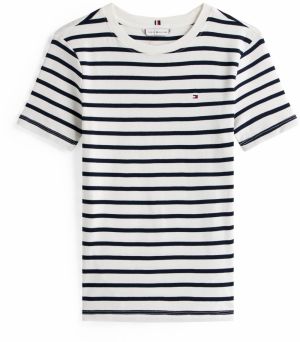 TOMMY HILFIGER Tričko 'CODY'  čierna / biela