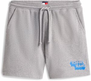 Tommy Jeans Nohavice  azúrová / sivá melírovaná