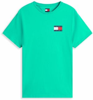 Tommy Jeans Tričko 'ESSENTIAL'  námornícka modrá / nefritová / červená / biela