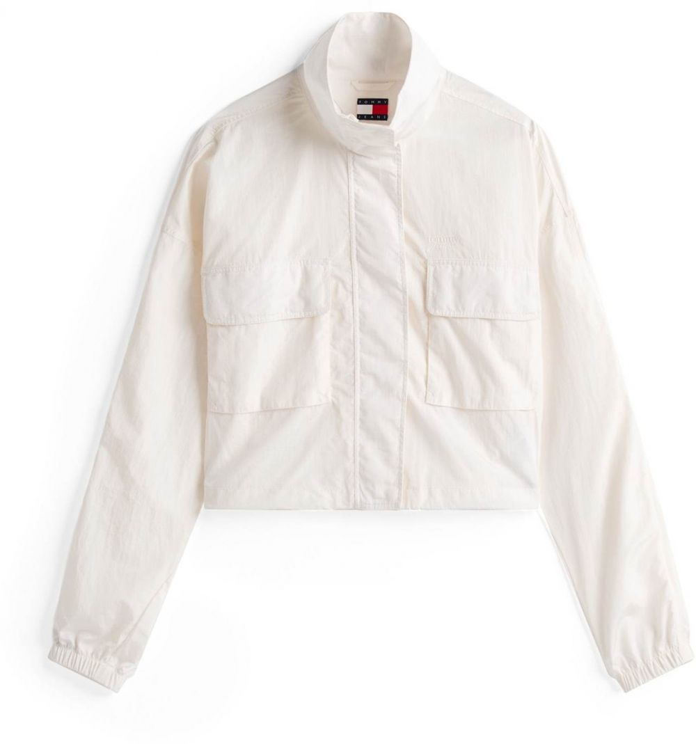 Tommy Jeans Prechodná bunda  biela