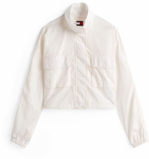 Tommy Jeans Prechodná bunda  biela