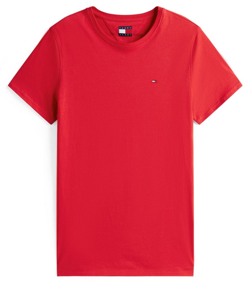 Tommy Jeans Tričko  červená