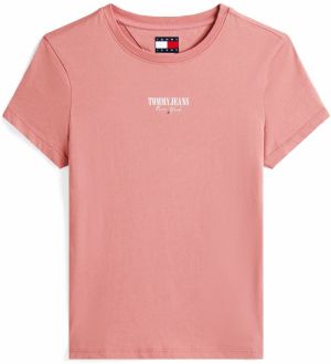 Tommy Jeans Tričko 'ESSENTIAL'  ružová