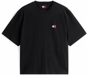 Tommy Jeans Tričko  námornícka modrá / krvavo červená / čierna / biela