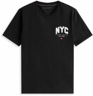 TOMMY HILFIGER Tričko  čierna / biela