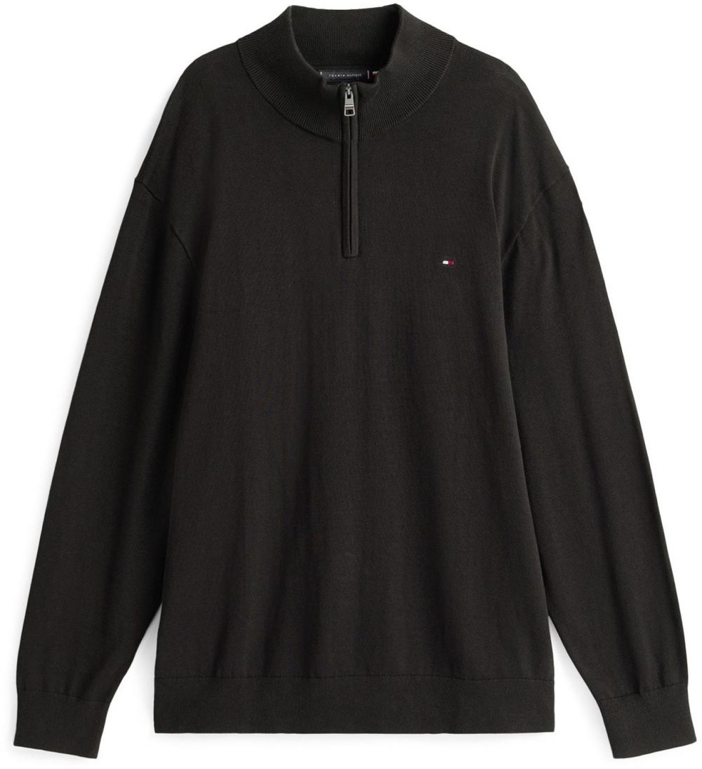 Tommy Hilfiger Big & Tall Sveter 'ESSENTIAL'  čierna