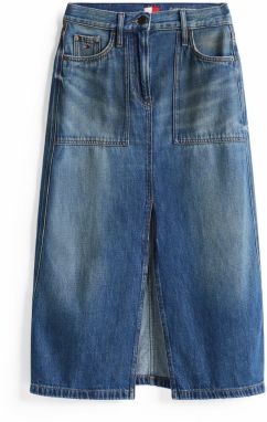 Tommy Jeans Sukňa 'CLAIRE'  modrá denim