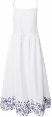 UNITED COLORS OF BENETTON Šaty  námornícka modrá / biela