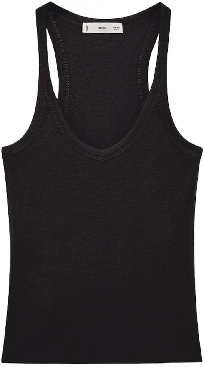 MANGO Top 'CHLOE'  antracitová