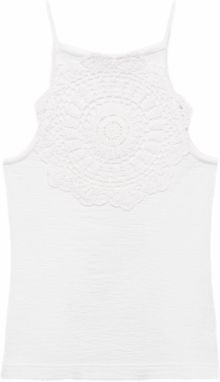 MANGO Top 'KATE'  šedobiela