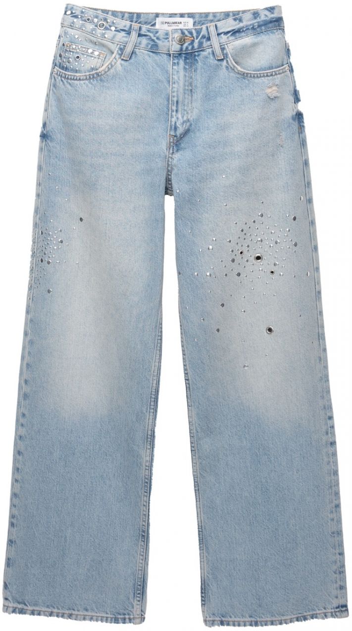 Pull&Bear Džínsy  svetlomodrá
