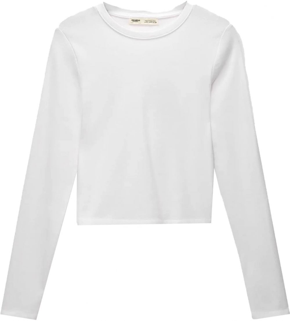 Pull&Bear Tričko  biela