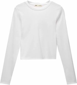 Pull&Bear Tričko  biela