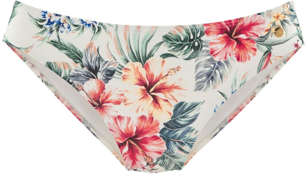 LASCANA Bikinové nohavičky  krémová / zelená / oranžová / červená