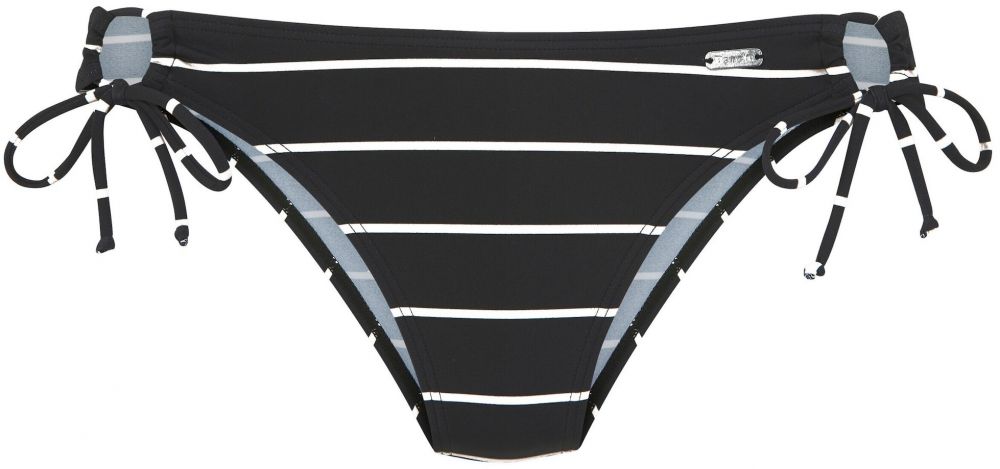 BENCH Bikinové nohavičky  čierna / šedobiela