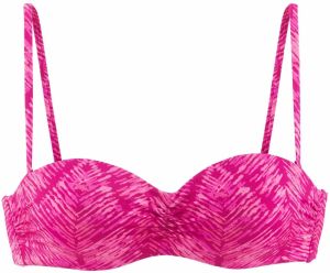 JETTE Bikinový top  fialová / farba lesného ovocia