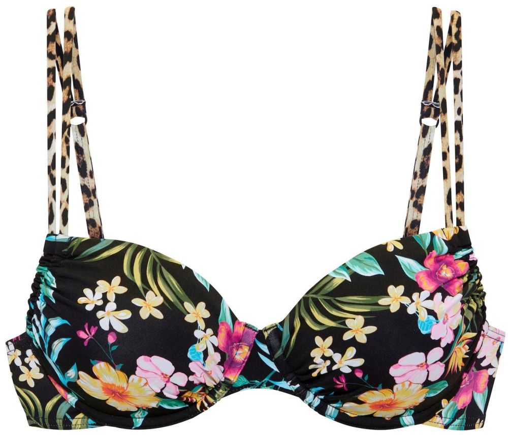 BUFFALO Bikinový top  zmiešané farby / čierna