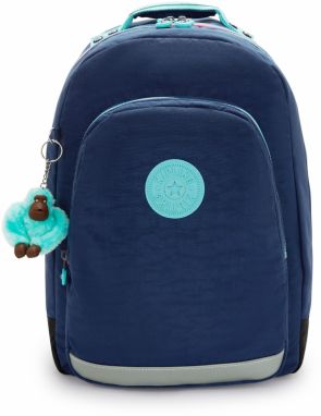KIPLING Batoh 'Class Room'  námornícka modrá / neónovo modrá
