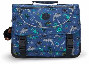 KIPLING Batoh 'Preppy'  tyrkysová / tmavomodrá / sivá / čierna