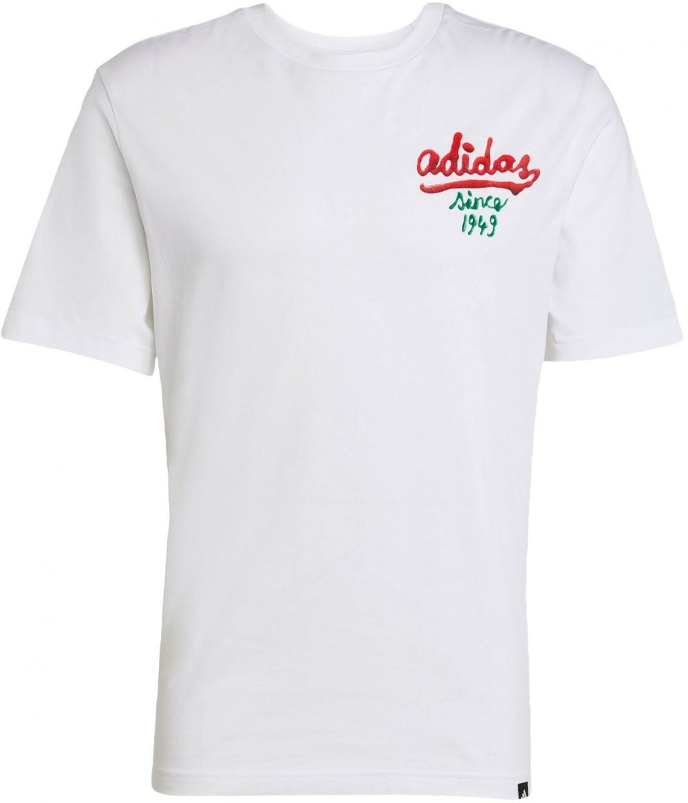 ADIDAS SPORTSWEAR Funkčné tričko 'Food Sauce'  svetlozelená / brusnicová / biela