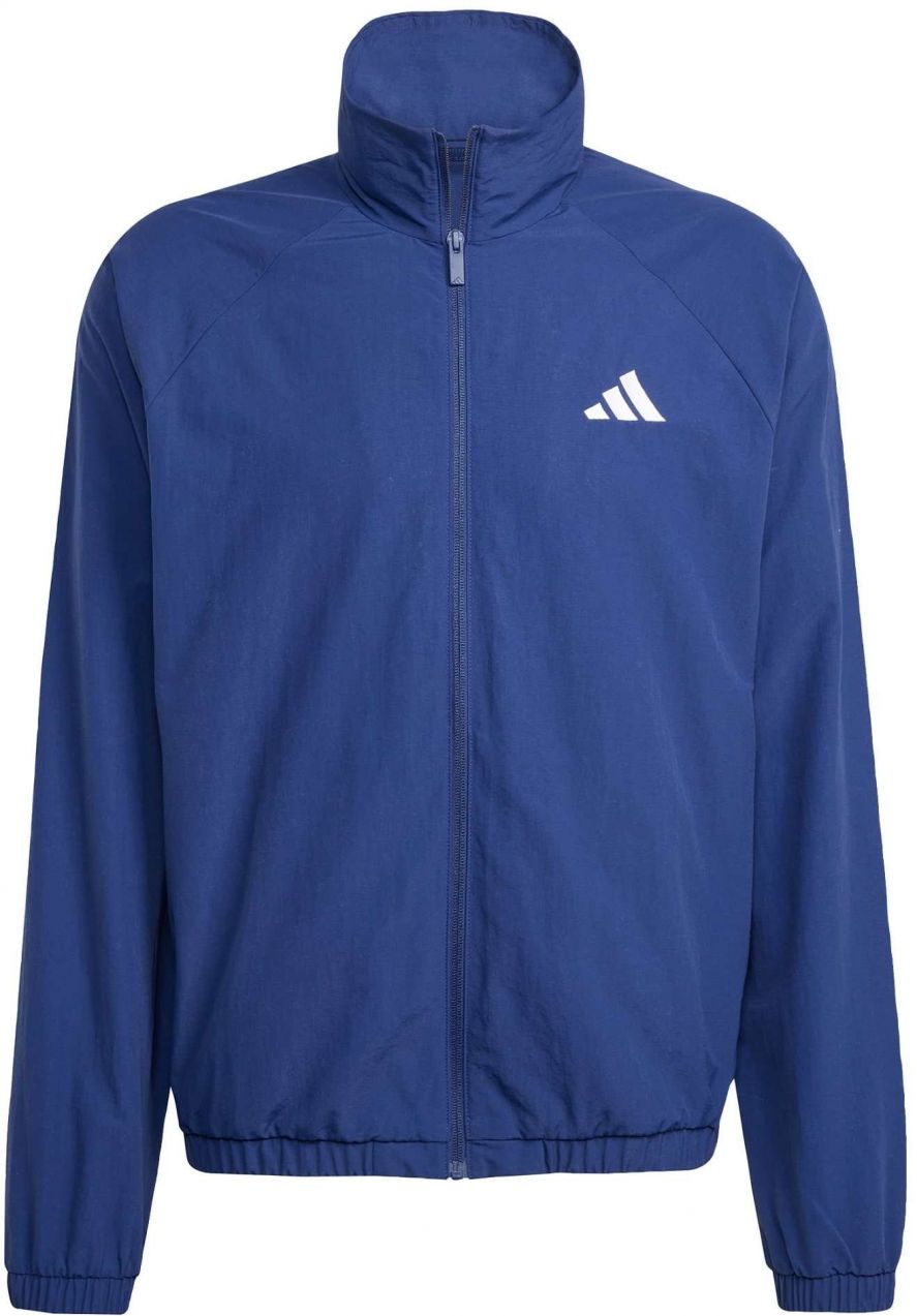 ADIDAS SPORTSWEAR Športová bunda 'Essential'  tmavomodrá / biela