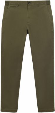 MANGO MAN Chino nohavice  kaki
