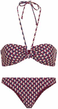 LSCN by LASCANA Bikiny  krémová / námornícka modrá / bordová