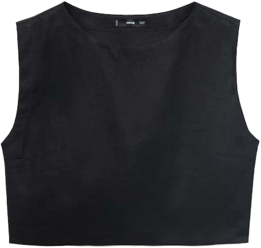 MANGO Top 'FRED'  čierna