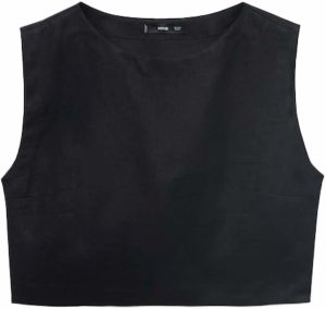 MANGO Top 'FRED'  čierna