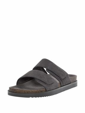 Pull&Bear Šľapky  tmavosivá