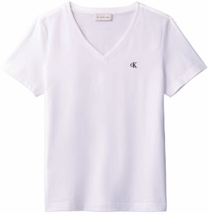 Calvin Klein Jeans Tričko  čierna / biela