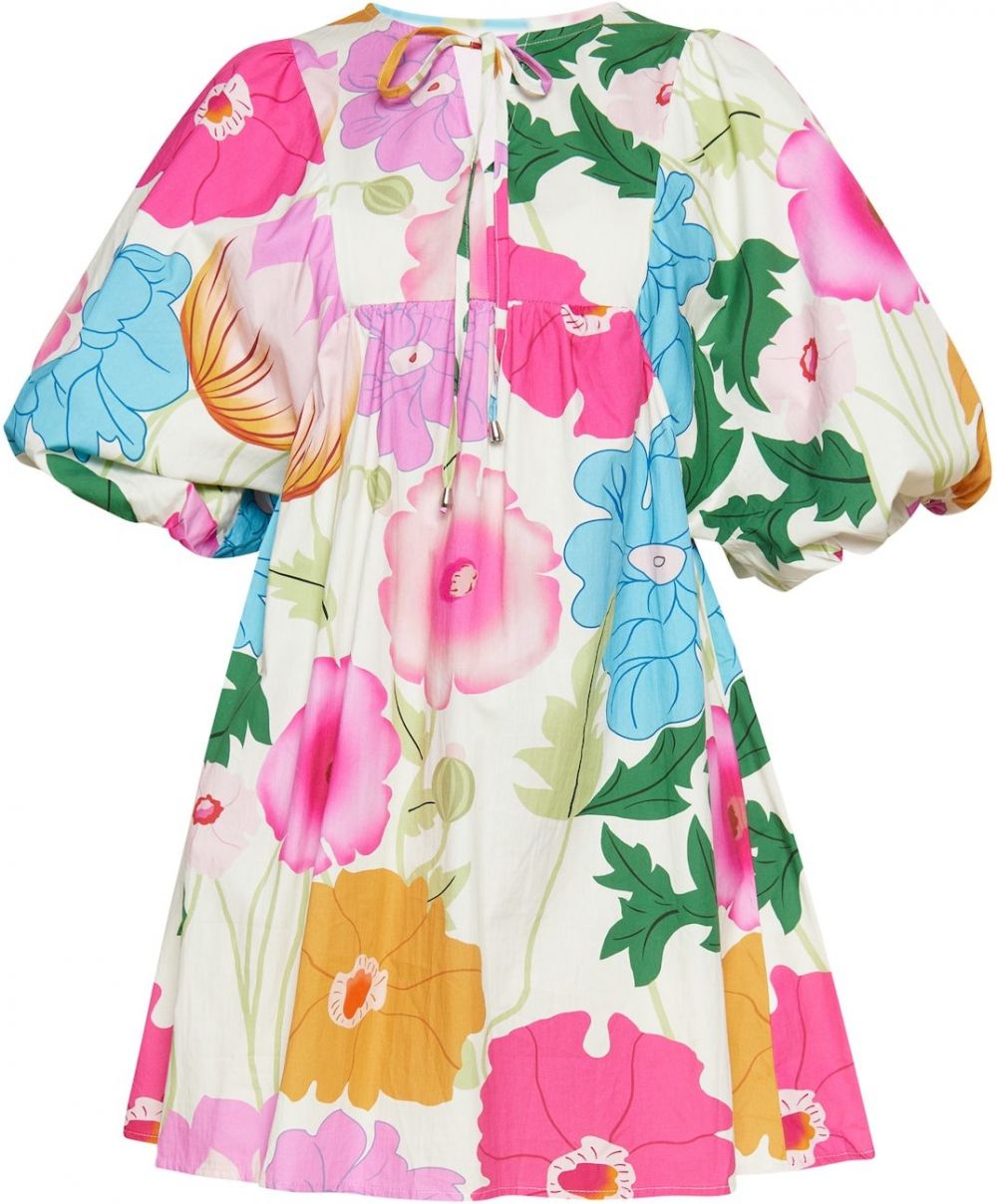 FELIPA Šaty  modrá / zelená / ružová / biela