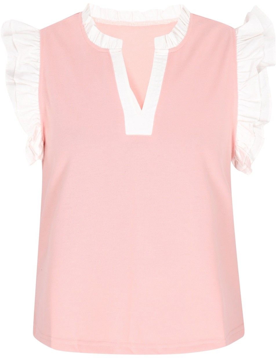 TALENCE Top 'Fashion Look'  staroružová / biela