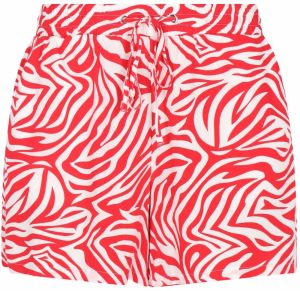 swirly Nohavice 'Comfy'  červená / biela