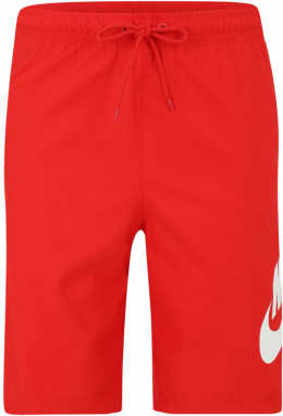 Nike Sportswear Nohavice 'Club'  červená / biela