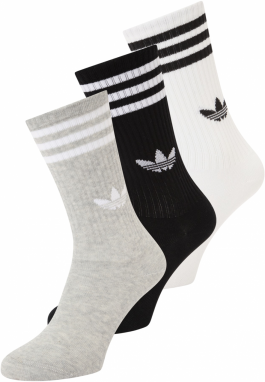 ADIDAS ORIGINALS Ponožky  sivá / čierna / biela