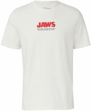 s.Oliver Tričko 'Jaws'  modrá / červená / čierna / biela
