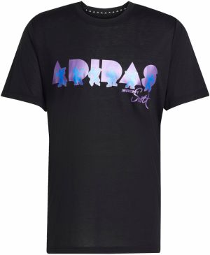 ADIDAS SPORTSWEAR Funkčné tričko 'Adidas x Jeremy Scott'  neónovo modrá / neónovo fialová / čierna