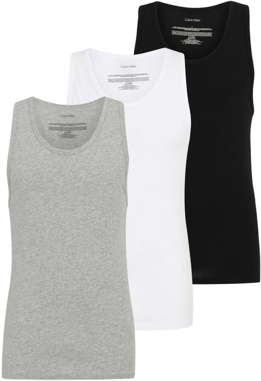 Calvin Klein Underwear Tielko  kamenná / čierna / biela