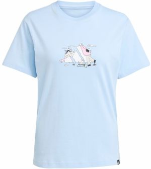 ADIDAS SPORTSWEAR Funkčné tričko  svetlomodrá / rosé / čierna / biela