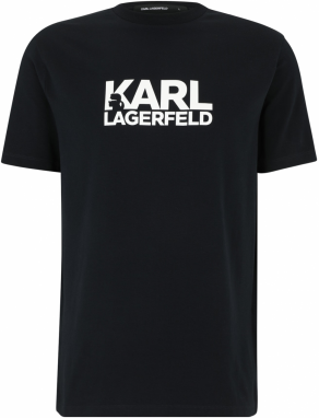 Karl Lagerfeld Tričko  námornícka modrá / biela