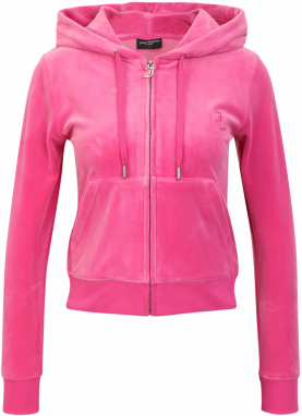 Juicy Couture Petite Tepláková bunda 'ROBERTSON'  ružová