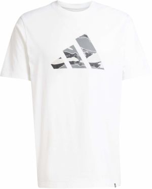 ADIDAS SPORTSWEAR Funkčné tričko  sivá / čierna / biela